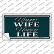 Happy Wife Happy Life Novelty Sticker Decal