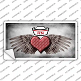 Love RN Novelty Sticker Decal