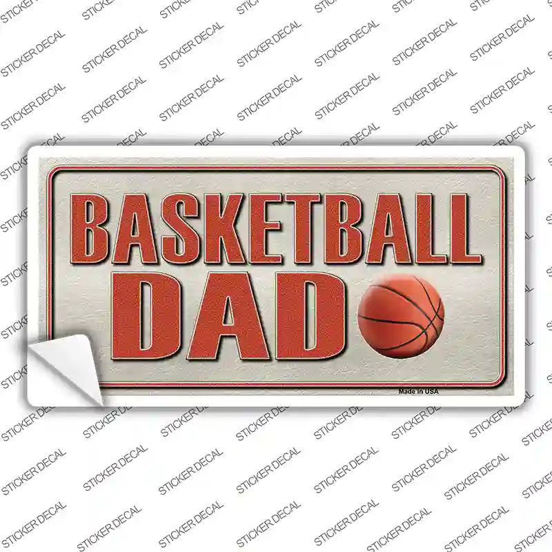 Basketball Dad Novelty Sticker Decal