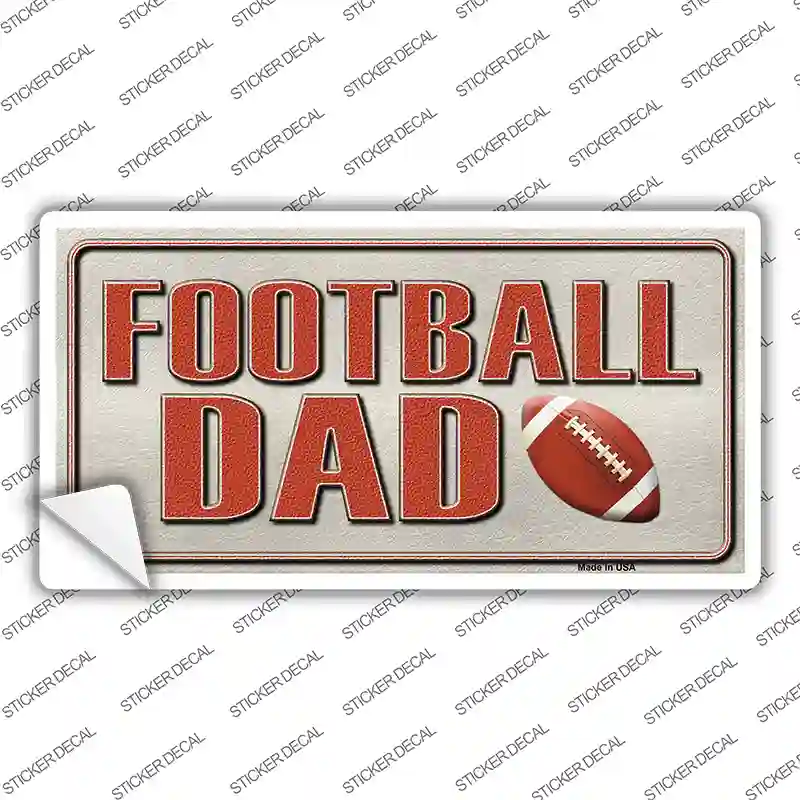 Football Dad Novelty Sticker Decal