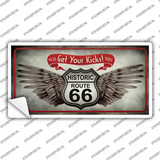 Get Your Kicks Novelty Sticker Decal