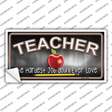 Teacher Novelty Sticker Decal