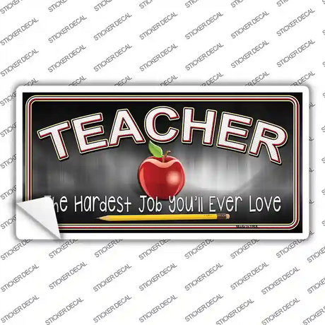 Teacher Novelty Sticker Decal