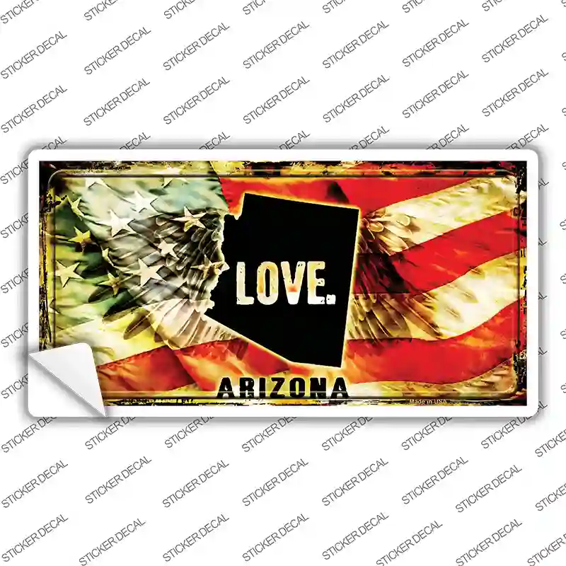 Arizona Love Novelty Sticker Decal