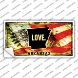 Arkansas Love Novelty Sticker Decal