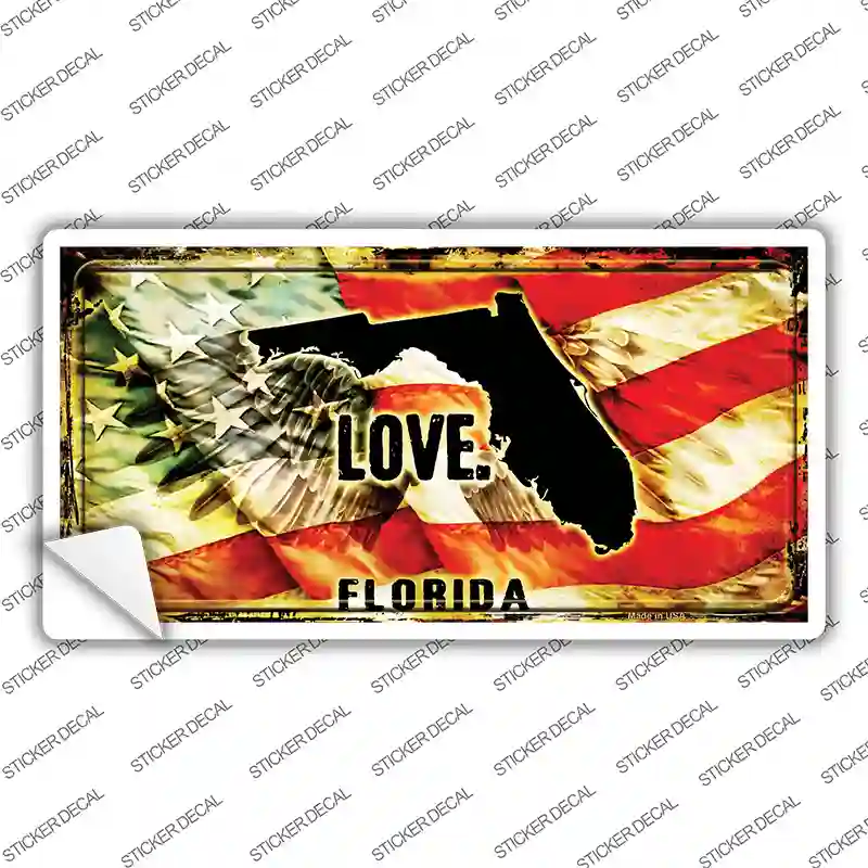 Florida Love Novelty Sticker Decal