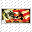 Hawaii Love Novelty Sticker Decal