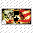 Indiana Love Novelty Sticker Decal