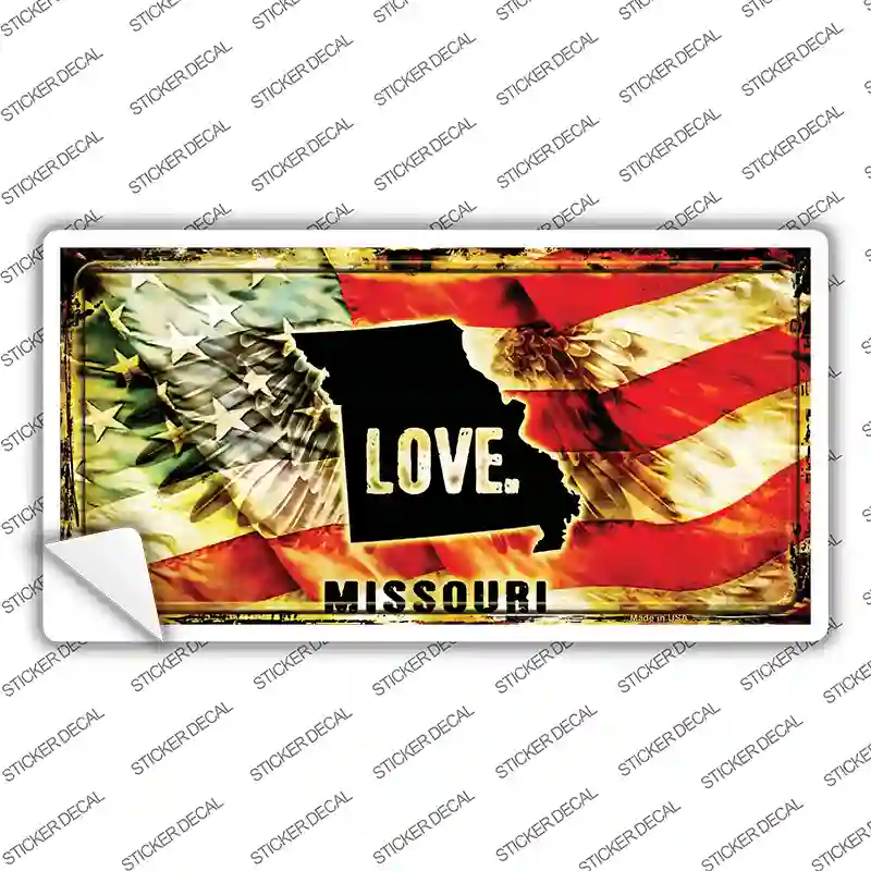 Missouri Love Novelty Sticker Decal
