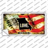 Missouri Love Novelty Sticker Decal