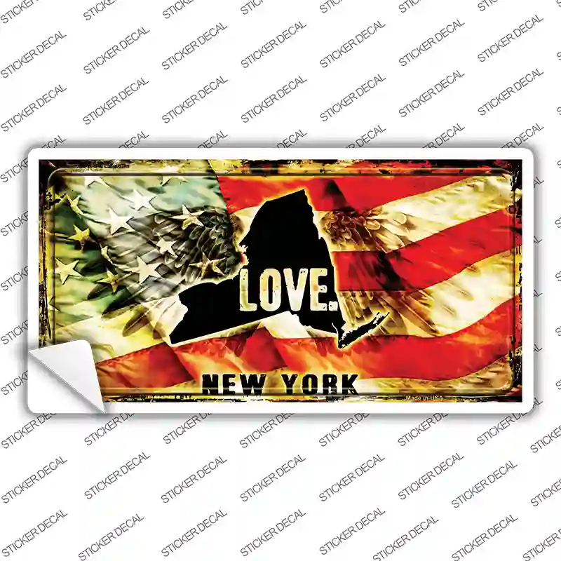 New York Love Novelty Sticker Decal