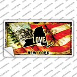 New York Love Novelty Sticker Decal