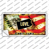 Pennsylvania Love Novelty Sticker Decal