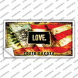 South Dakota Love Novelty Sticker Decal