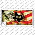 Texas Love Novelty Sticker Decal