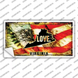 Virginia Love Novelty Sticker Decal