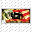 Washington Love Novelty Sticker Decal