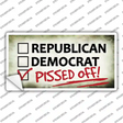 Pissed Off Novelty Sticker Decal