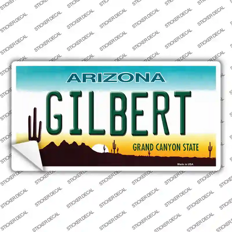 Gilbert Arizona Novelty Sticker Decal