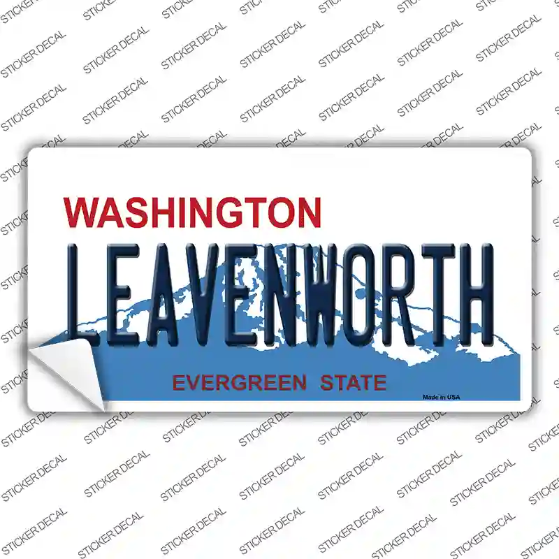 Leavenworth Washington Novelty Sticker Decal