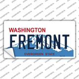 Fremont Washington Novelty Sticker Decal