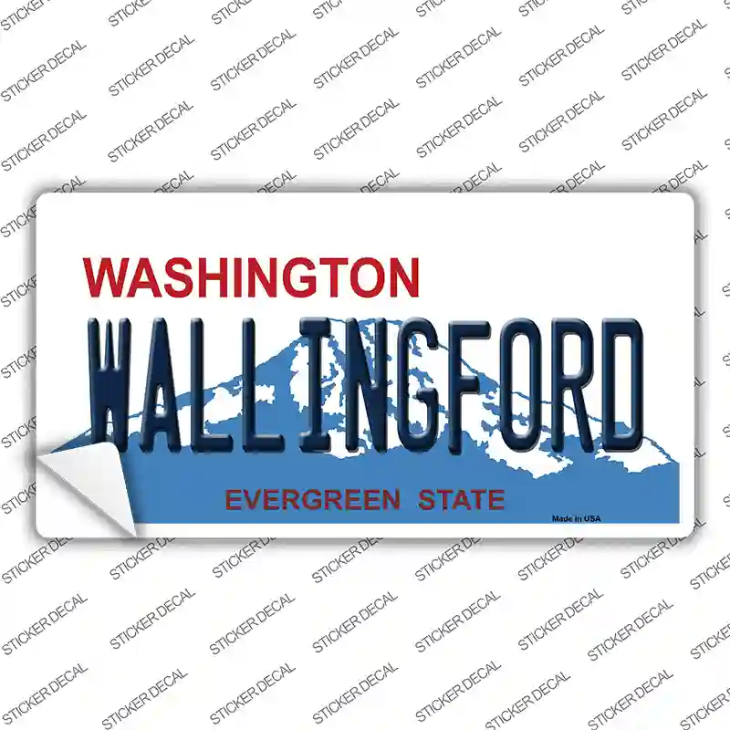 Washington Wallingford Novelty Sticker Decal