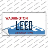 Leed Washington Novelty Sticker Decal