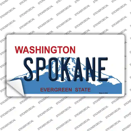Spokane Washington Novelty Sticker Decal
