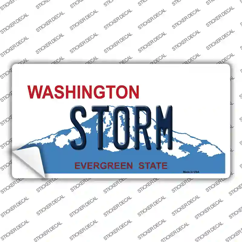 Storm Washington Novelty Sticker Decal