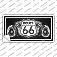 Route 66 With Bikes Novelty Sticker Decal