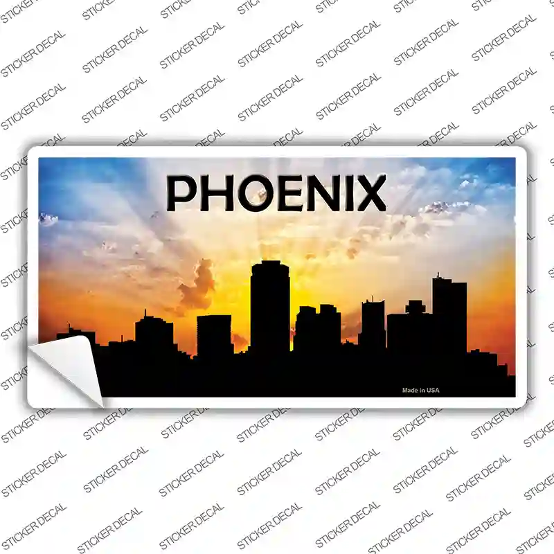 Phoenix Silhouette Novelty Sticker Decal