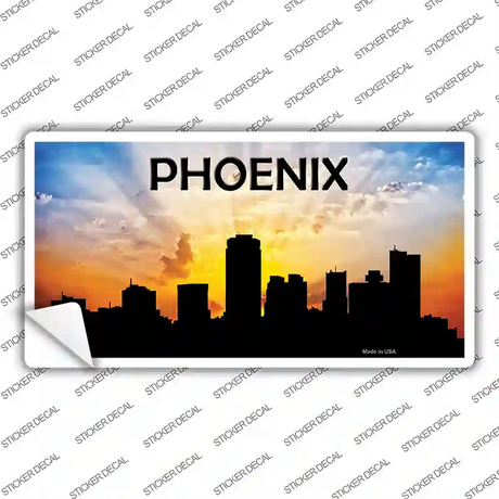 Phoenix Silhouette Novelty Sticker Decal