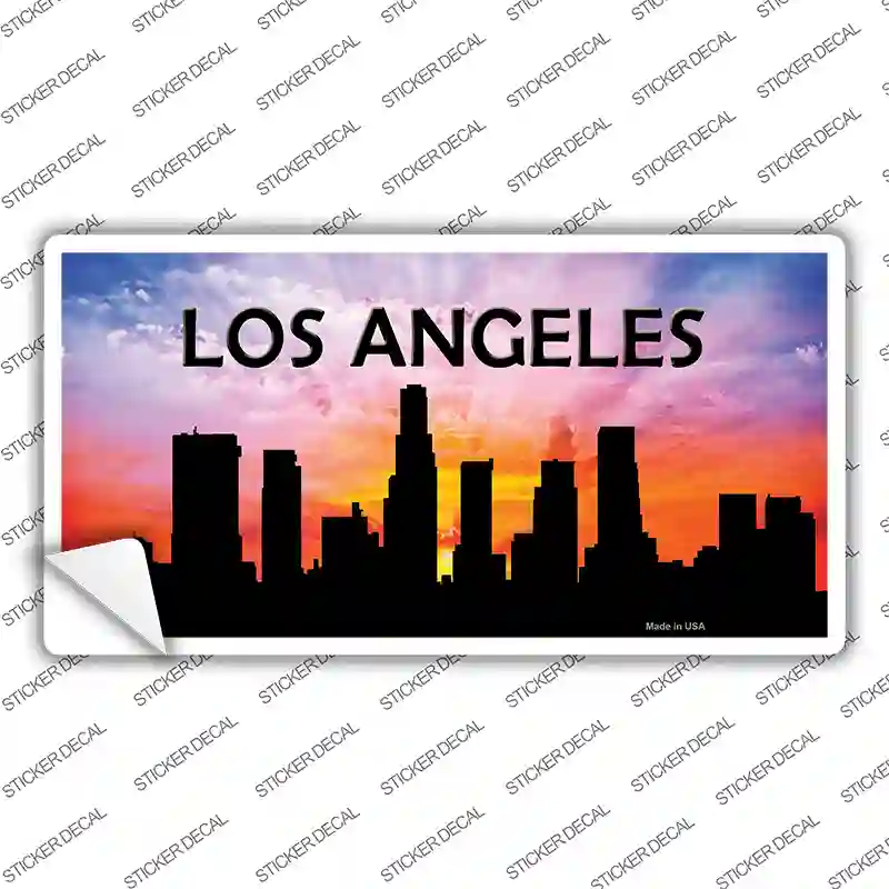Los Angeles Silhouette Novelty Sticker Decal