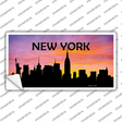 New York Silhouette Novelty Sticker Decal