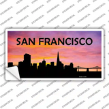 San Francisco Silhouette Novelty Sticker Decal