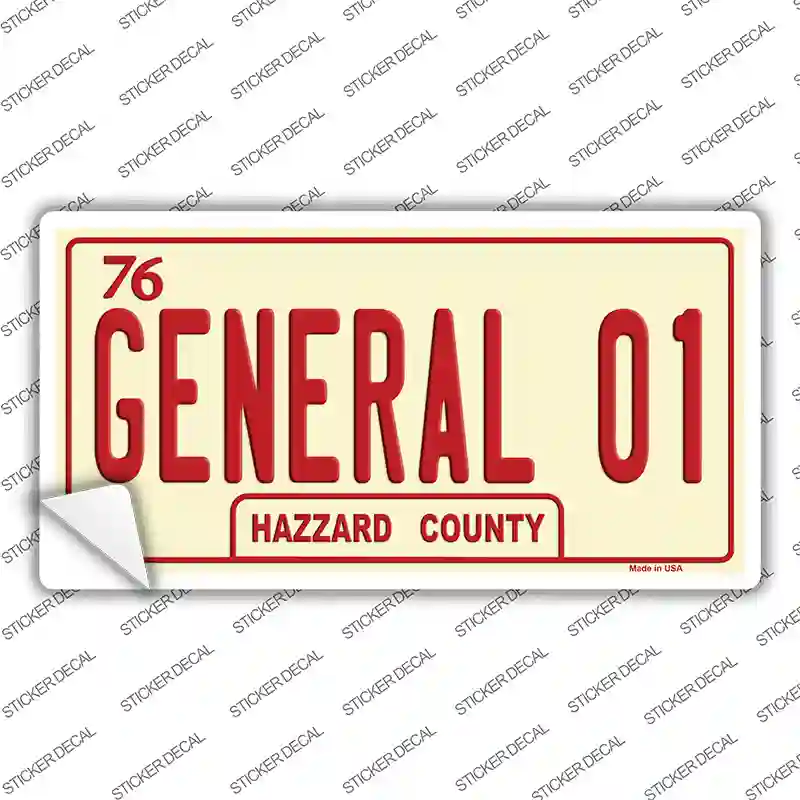 General 01 Novelty Sticker Decal