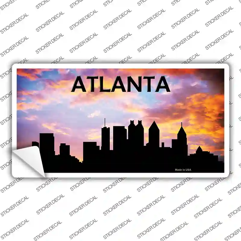 Atlanta Silhouette Novelty Sticker Decal