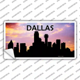 Dallas Silhouette Novelty Sticker Decal