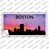 Boston Silhouette Novelty Sticker Decal