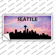 Seattle Silhouette Novelty Sticker Decal