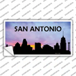 San Antonio Silhouette Novelty Sticker Decal