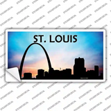 St Louis Silhouette Novelty Sticker Decal