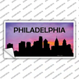 Philadelphia Silhouette Novelty Sticker Decal