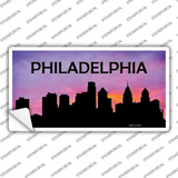 Philadelphia Silhouette Novelty Sticker Decal