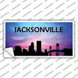 Jacksonville Silhouette Novelty Sticker Decal