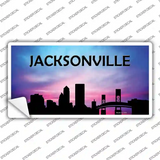 Jacksonville Silhouette Novelty Sticker Decal
