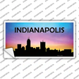 Indianapolis Silhouette Novelty Sticker Decal