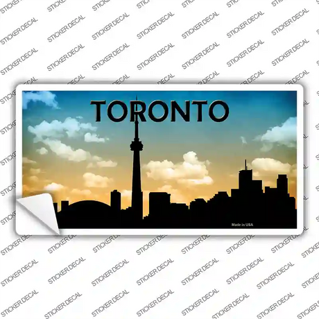 Toronto Silhouette Novelty Sticker Decal