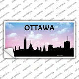 Ottawa Silhouette Novelty Sticker Decal