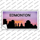 Edmonton Silhouette Novelty Sticker Decal